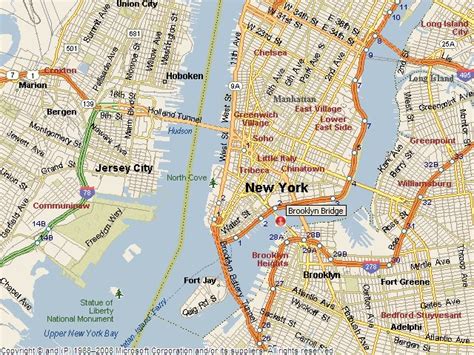 Brooklyn Bridge Map