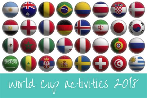 FIFA World Cup 2018 - flags and activities for kids - Planning With Kids