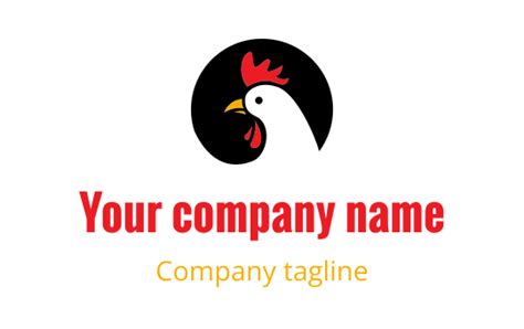 Create a professional poultry logo with our logo maker in under 5 minutes