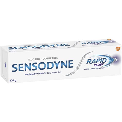 Sensodyne Rapid Relief Sensitive Toothpaste Cool Mint 100g | Woolworths