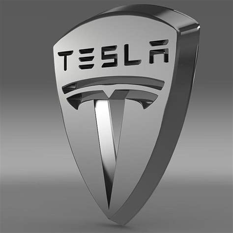 Tesla Logo 3D model | CGTrader