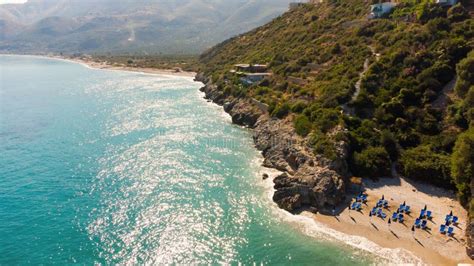 View of Gjipe Beach, Albania Stock Photo - Image of holiday, nature: 224965980