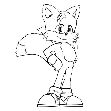 How to draw Tails (movie version) - Sketchok easy drawing guides