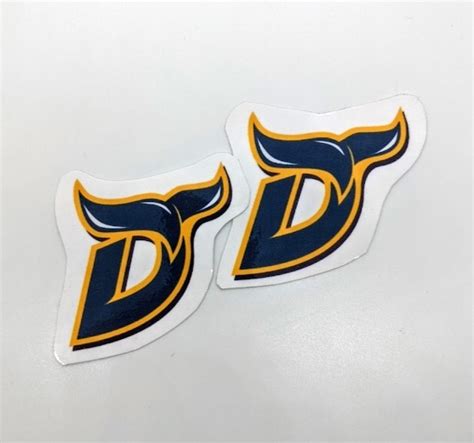 DARTMOUTH WHALERS HELMET DECAL PAIR (2) - Sportwheels Sports Excellence