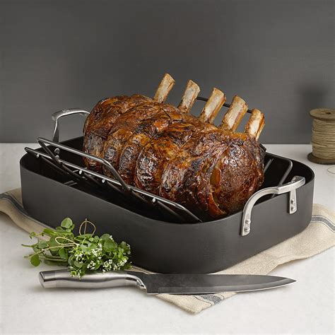 Calphalon Unison Nonstick 16" Roaster with Rack | Bloomingdale's