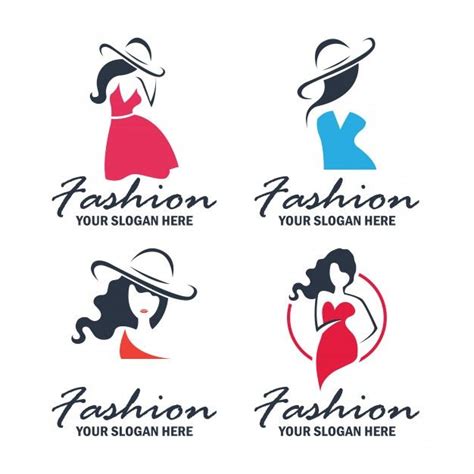 Free Vector | Set of fashion and beauty logo and emblem collection ...