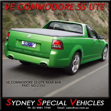 REAR BUMPER BAR FOR VE COMMODORE UTE - SS STYLE