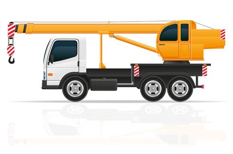 camion grue pour illustration vectorielle de construction 492839 Art ...