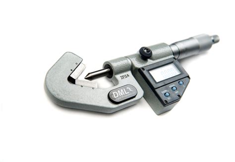 DML DM4025V115 Three Flute V Anvil Micrometer 1-15mm (0.03-0.5") - DML