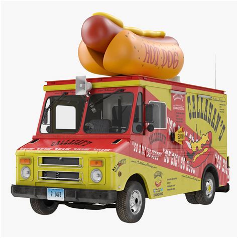 Hot Dog Food Truck 3D Model $79 - .max .fbx .obj - Free3D