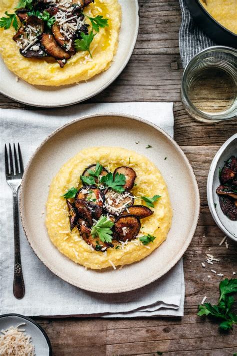 Creamy Polenta with Mushrooms | Crowded Kitchen