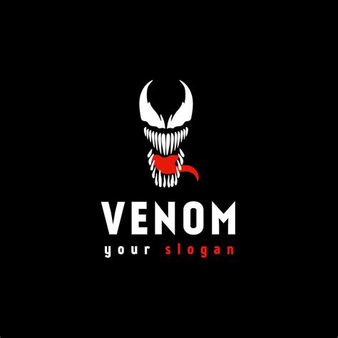 Venom Face Logo - Turbologo Logo Maker