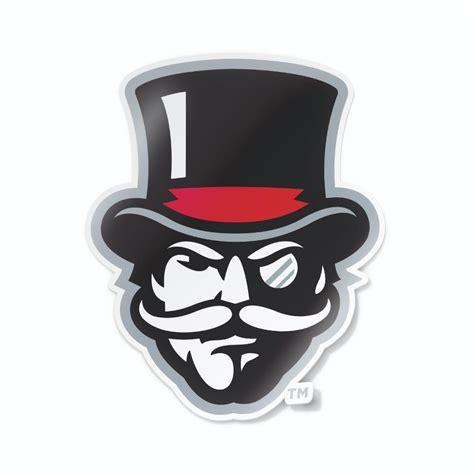 Austin Peay State University Governors Head Mascot Logo Car Decal ...