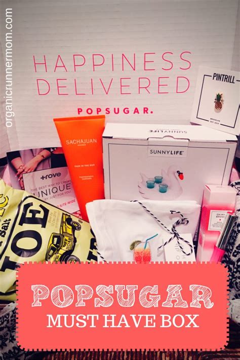 POPSUGAR Must Have Box Review - Organic Runner Mom