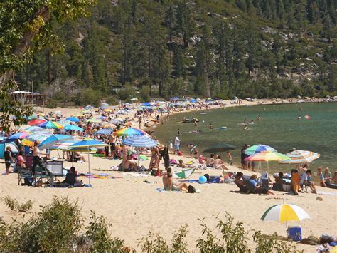 Beach at Sand Harbor: Lake Tahoe Nevada State Park, Nevada