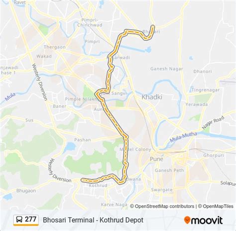 277 Route: Schedules, Stops & Maps - Bhosari Terminal (Updated)