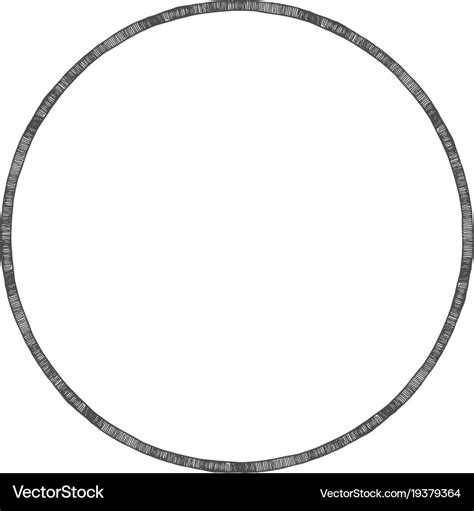 Hand drawn circle Royalty Free Vector Image - VectorStock