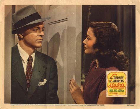 LAURA (1944) Lobby card - WalterFilm