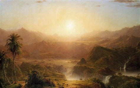 Painting by Church- The Andes of Ecuador