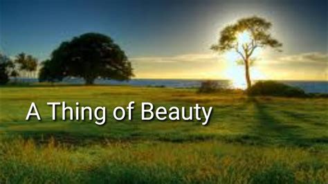 Poem 4 A Thing of Beauty by John Keats class 12 cbse - YouTube