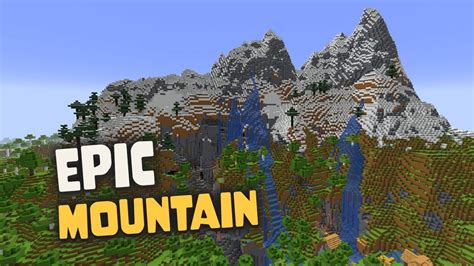 Epic Mountain Seed WITH VILLAGE for Minecraft 1.19 - Java & Bedrock ...