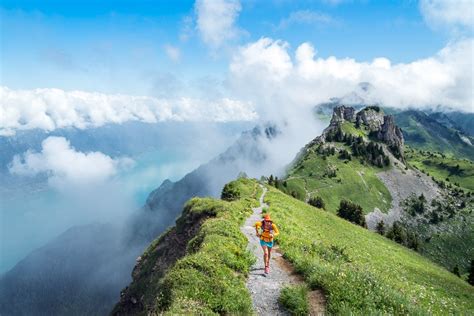 Trail running Interlaken to Schynige Platte to Grindelwald