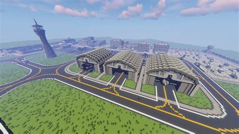 Army/Military/Air Base Java+Bedrock Minecraft Map