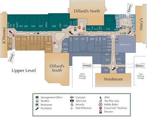 Oakbrook Mall Directory Map