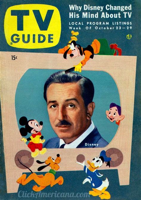 an old disney magazine cover with mickey mouse