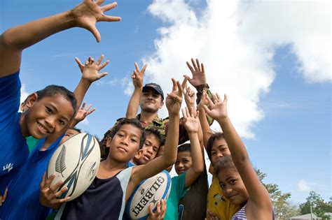 File:Samoan kids are all smiles after receiving rugby balls from the NZ ...