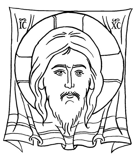 Free Coloring Greek Orthodox Icons Pages - ClipArt Best