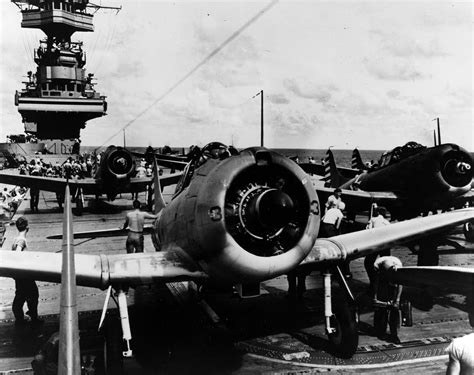 SBD-3 Dauntless from VB-5 aboard USS Yorktown, Coral Sea April 1942 | World War Photos