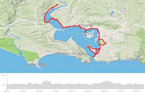 Route Maps - Knysna Heads Marathon - Sat, 04 Mar 2023