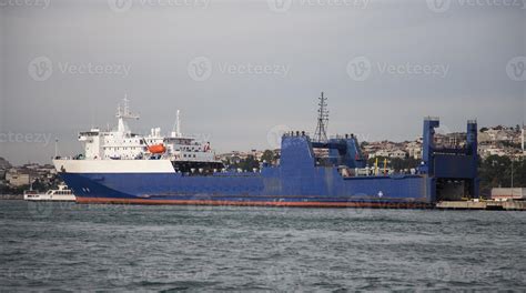 Roro Ship in Port 10292608 Stock Photo at Vecteezy