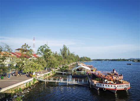 Completion of a tourism port and terminal under construction in Cambodia’s coastal Kampot ...