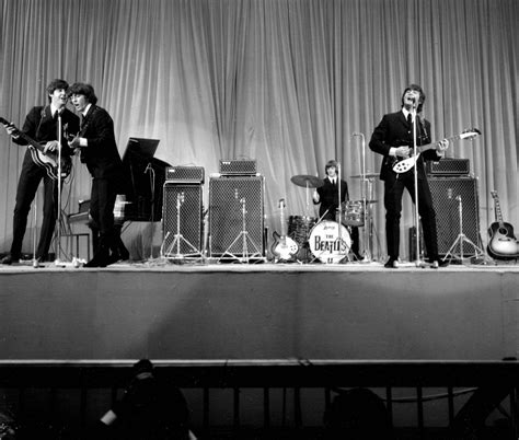 Concert des Beatles au Palais des Sports, à Paris, en janvier 1965. Crédits photo : Rue des ...