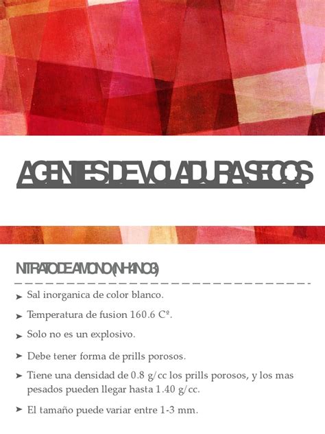 Anfo | PDF | Material explosivo | Sustancias químicas