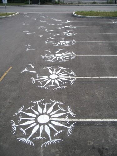 the urbanscape: parking lot art