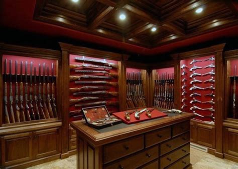 Top 100 Best Gun Room Designs – Armories You’ll Want To Acquire