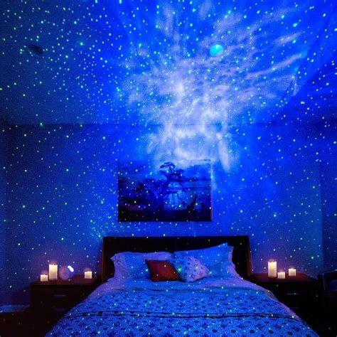 Star Ceiling | Bedroom night light, Bedroom night, Galaxy room