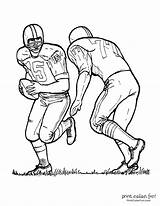 14 football Player coloring pages Free Sports Printables  Print Color sketch template