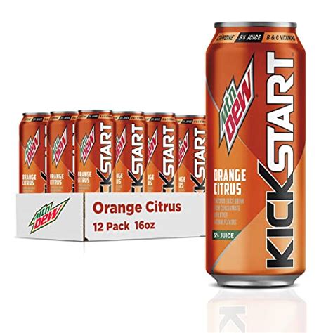 Caffeine in Mountain Dew Kickstart