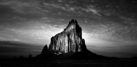 landscape nature rock peak hills clouds sunrise monochrome wallpaper ...