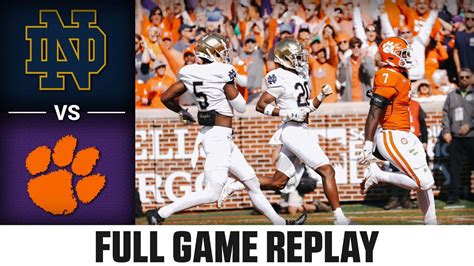 Notre Dame vs. Clemson Full Game Replay | 2023 ACC Football