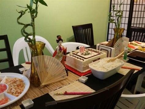 Sushi party decorations | Japanese Birthday Party | Pinterest | Decoration, Parties decorations ...