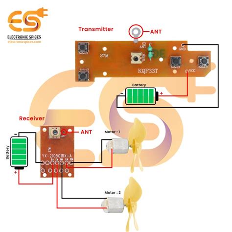 4CH RC Remote Control 27MHz Circuit PCB Transmitter, 60% OFF