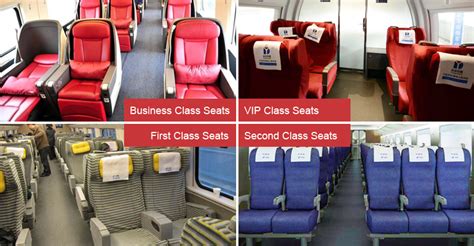 China Bullet Train First Class Vs Business Class - businesser