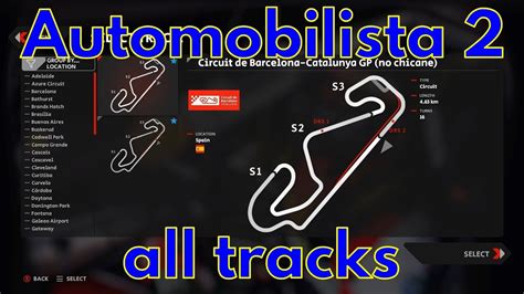 Automobilista 2 AMS2 all tracks June 2023 track list - YouTube