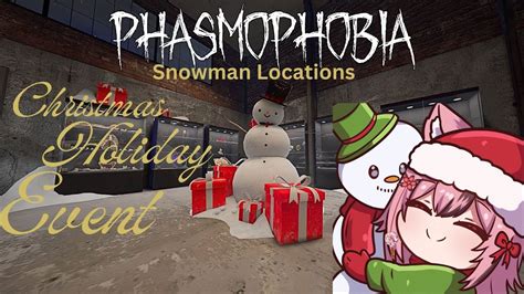 Snowball gun & Snowmen locations (Every map) / Phasmophobia - YouTube