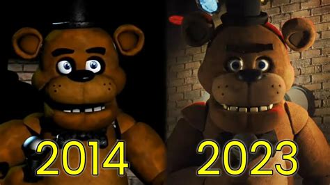 Evolution of Freddy in FNAF (2014-2023) - YouTube